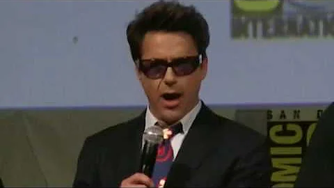 Robert Downey Jr singing Happy Birthday