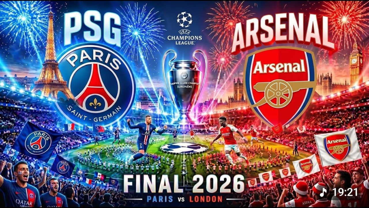 PSG vs Arsenal 2026 ⚽🔥 | Champions League Final Opening Song & Epic 4K ...