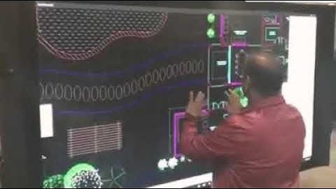 Auto Cad software in Touch Screen It is so easy 😯
