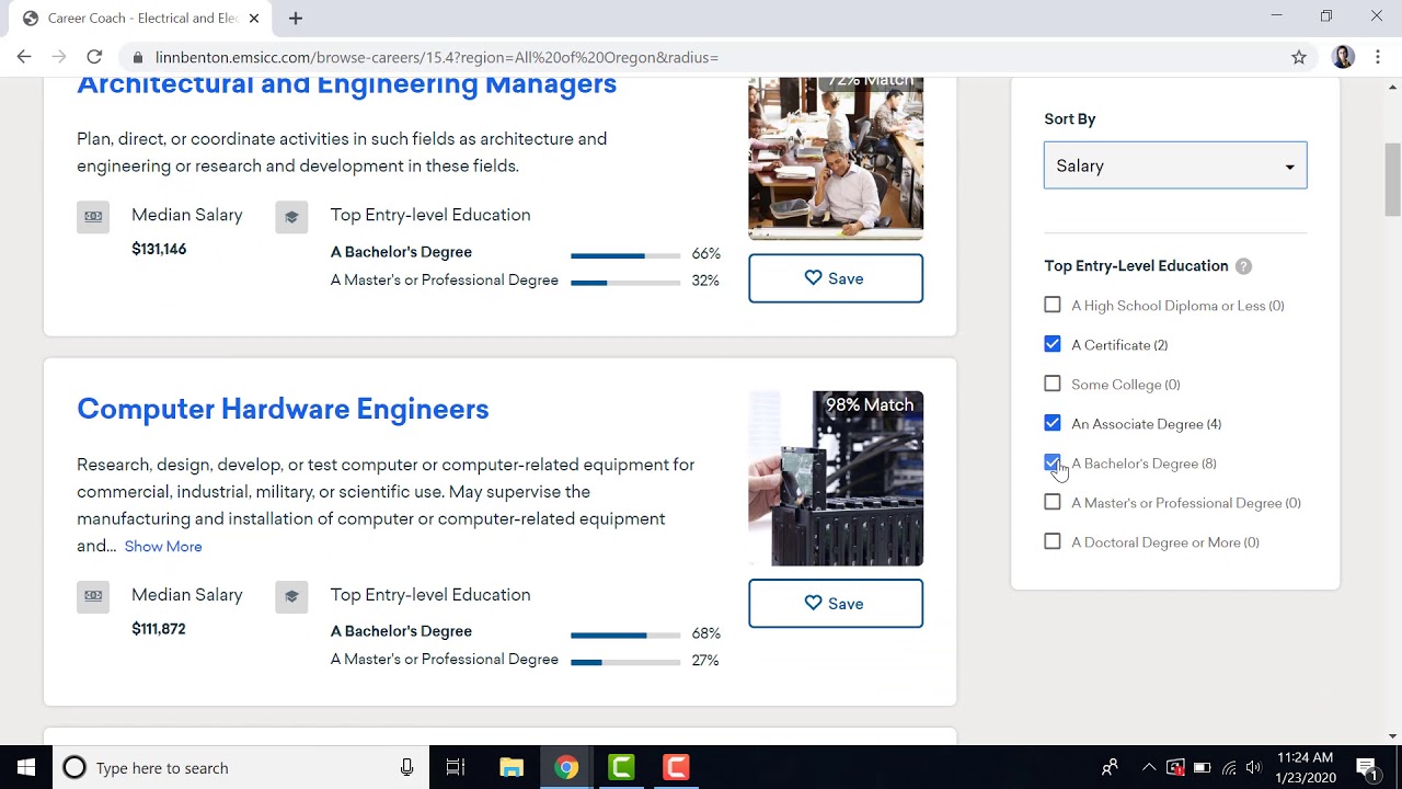 How to Use Career Coach at LinnBenton Community College YouTube