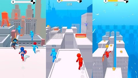 Parkour Race All Levels Gameplay Android, iOS (level 1-5)