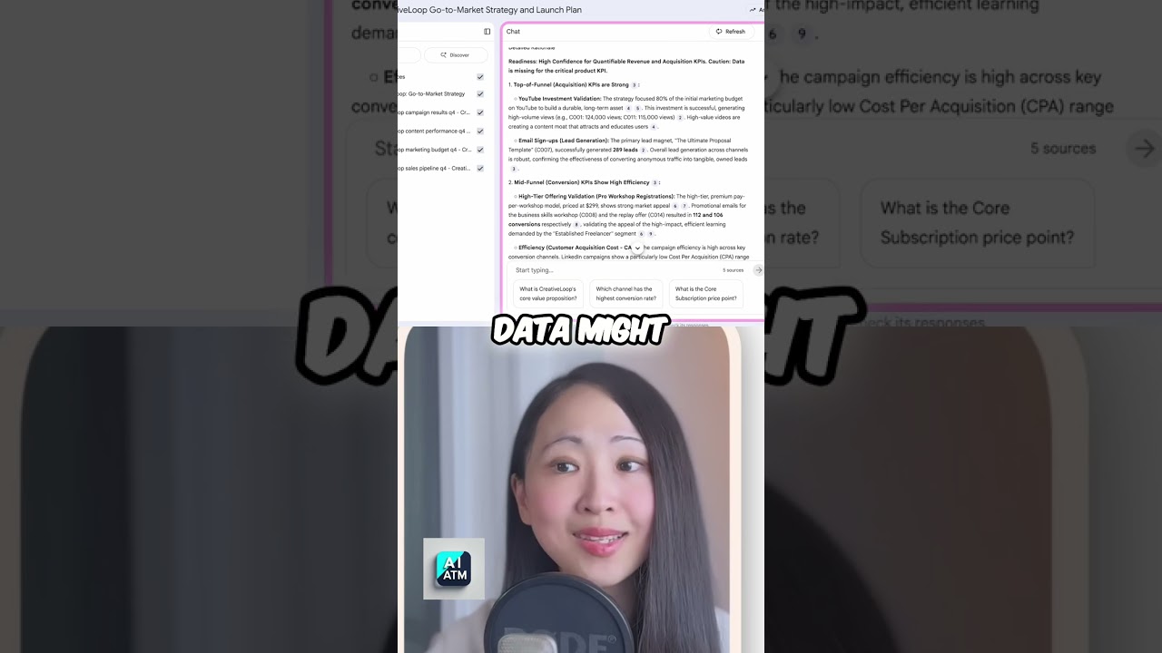 NotebookLM: Unlock Marketing Insights from Google Sheets! 