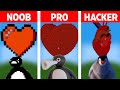 NOOB VS PRO VS HACKER Noot noot✨Heart in Minecraft