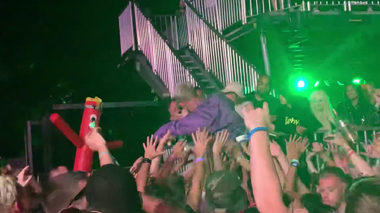 MGK Crowd Surfing EST FEST YouTube