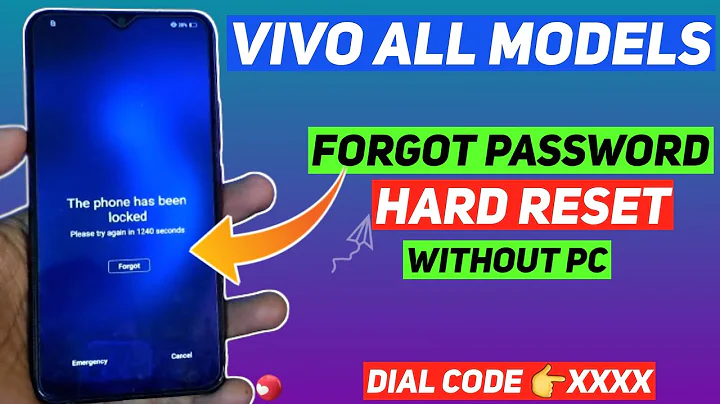 How to Unlock Pattern Lock in VIVO Phones Without PC | VIVO Forgot Password Unlock Forgot Password