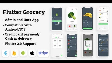 Flutter Grocery v1.3: Full Android + iOS eCommerce App (Flutter 2.0 Supported)