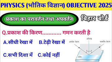 Physics Class 10th Objective Question 2025 || Science Class 10 Objective Question 2025 Bihar Board