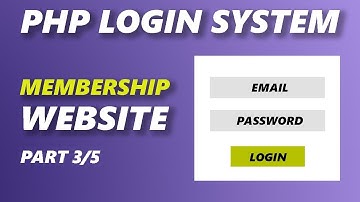 PHP with MySQL - Login and Register System - Part 3