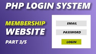 PHP with MySQL - Login and Register System - Part 3