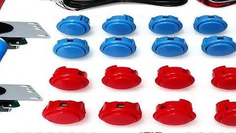 ARCADE, Arcade joystick DIY Kit Zero Delay USB Controller SANWA 8 Way Joystick 30mm Push Buttons, bo