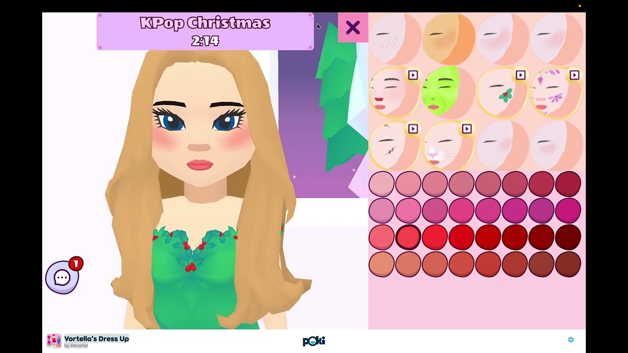 vortellas-dress-up game