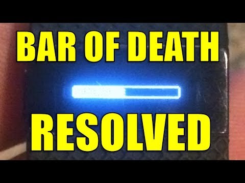 Fitbit Charge HR Stuck In Firmware Update, Stuck Update, Half Bar, Bar of Death, Solution!