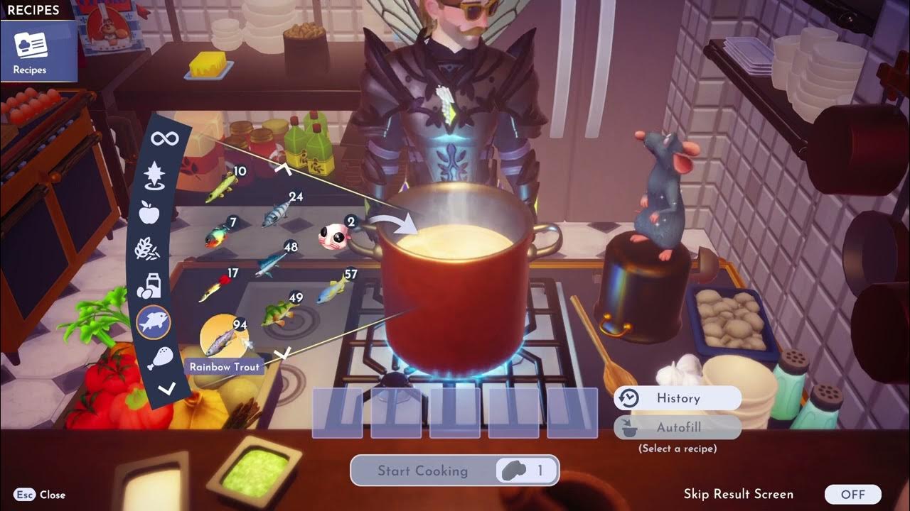 How to Make Tuna Sashimi in Disney Dreamlight Valley - YouTube