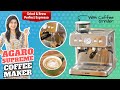 Coffee Maker with Grinder I Grind &amp; Brew CoffeeI How to Use AGARO Espresso Coffee Maker with Grinder