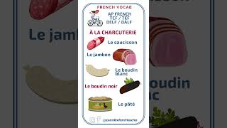 French vocab - A la charcuterie