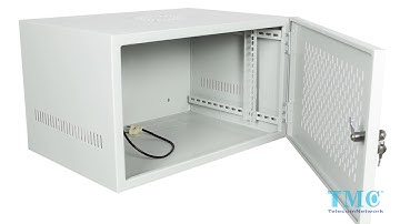 Tủ Rack, Tủ Mạng Treo Tường 6U chuẩn rack 19 inch |TỦ MẠNG TMC