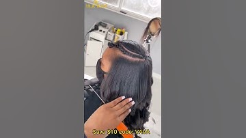Transformation: Sew-In Weave On Natural Hair | Side Part Invisible Install Ft.#ULAHAIR