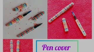 Pen cover making video Step by step by using small seed beads