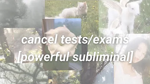 ☾°*•. cancel tests/exams + top student🍫♡ [POWERFUL SUBLIMINAL]