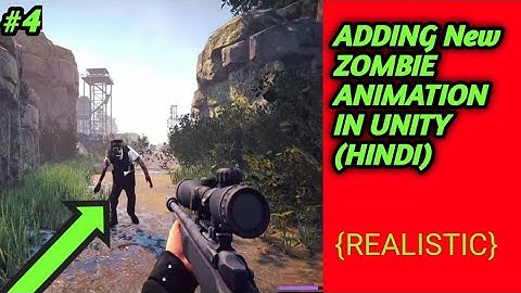 Enemy Ai  : Adding New Zombie Animation |Unity Tutorial | Make Zombie Animation In Unity