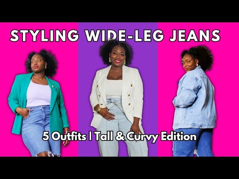 Styling Wide-Leg Jeans for Tall & Curvy Girls