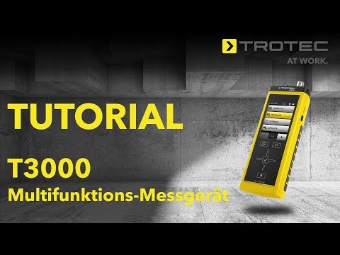 Tutorial - T3000 Multifunktions-Messgerät