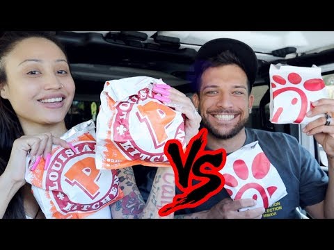 POPEYES CHICKEN SANDWHICH vs CHICK FIL A **we're shook**