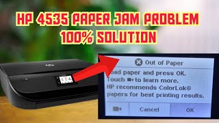 hp 4535 paper jam problem | hp 4535 out of paper error | hp 4515 paper jam error #video #yt #viral