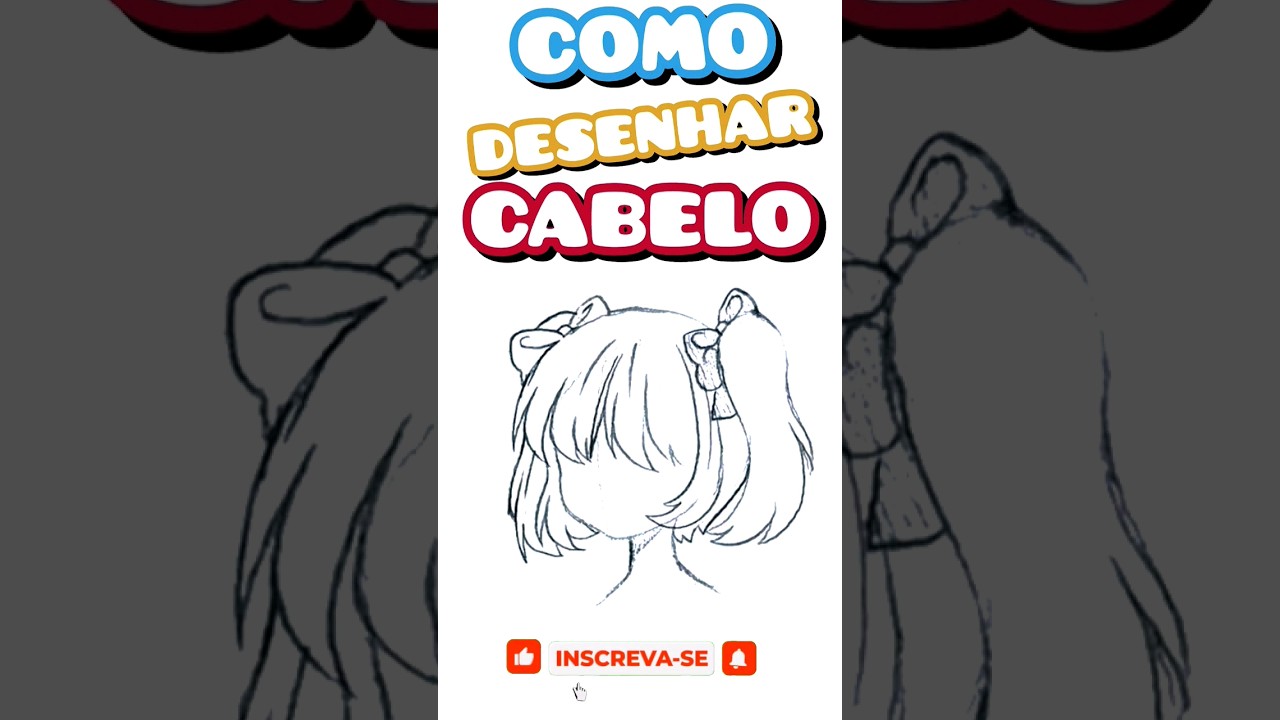 Como Desenhar Anime Como Desenhar Mangá Ideias Para Cabelos - Arte no Papel  Online