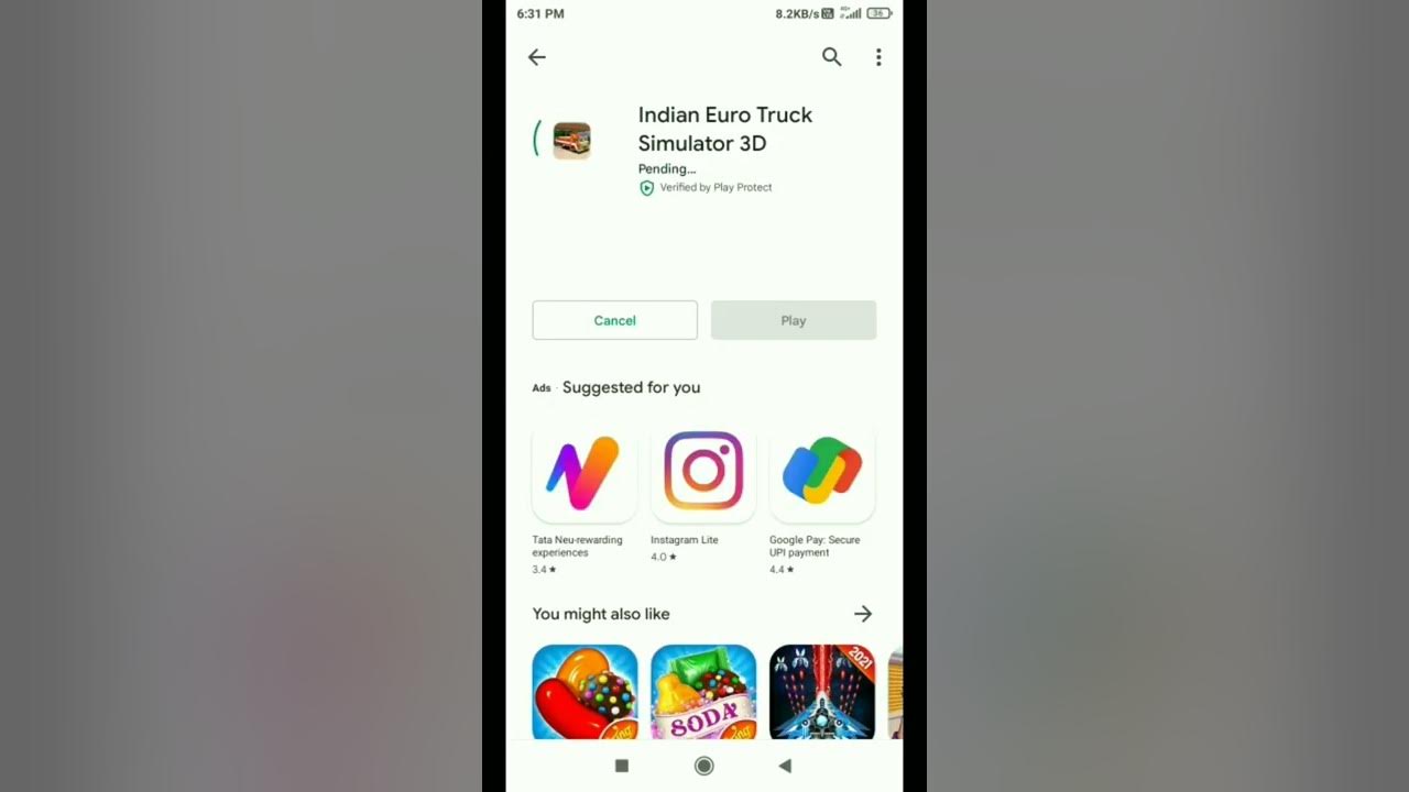 how to install Indian euro truck simulator 3D game from play store how to install Indian euro truck simulator 3D game from play store