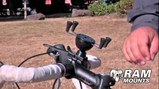 Bicycle Mount   RAM® EZ On Off™ and RAM® EZ Strap™ Comparison
