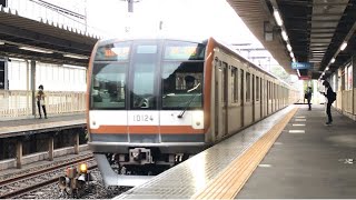 東京メトロ10000系10024F 各停「元町・中華街」行き 西武池袋線東久留米駅到着