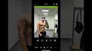 How to edit your gym photos #shorts #gym #fitness #gympics #gymphotoediting #howtoeditpicture screenshot 1
