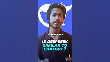 Is Deepseek similar to ChatGPT? #shorts #ai