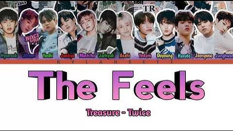 How would Treasure sing The feels by Twice(color coded lyrics)