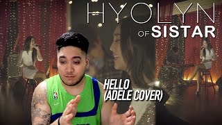 ADELE - HELLO (COVER BY HYOLYN OF SISTAR) REACTION!!!