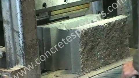 Concrete blocks splitting line | LHSB by GESTRA