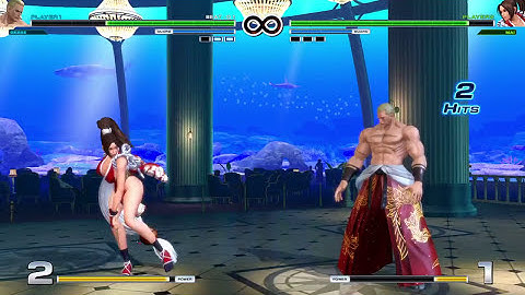King of Fighters XIV Tournament Semifinal Match 1: GEESE HOWARD vs. MAI SHIRANUI