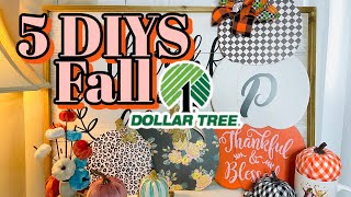 5  DIY DOLLAR TREE FALL 2021 DECOR~CUTE PUMPKINS~Olivia's Romantic Home DIY