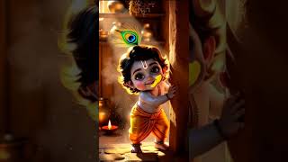 Krishna Ne Phir Se Makhan Chupa Diya!🧈Divine Krishna Story#hindudevotional #bhaktivibes#radhakrishna