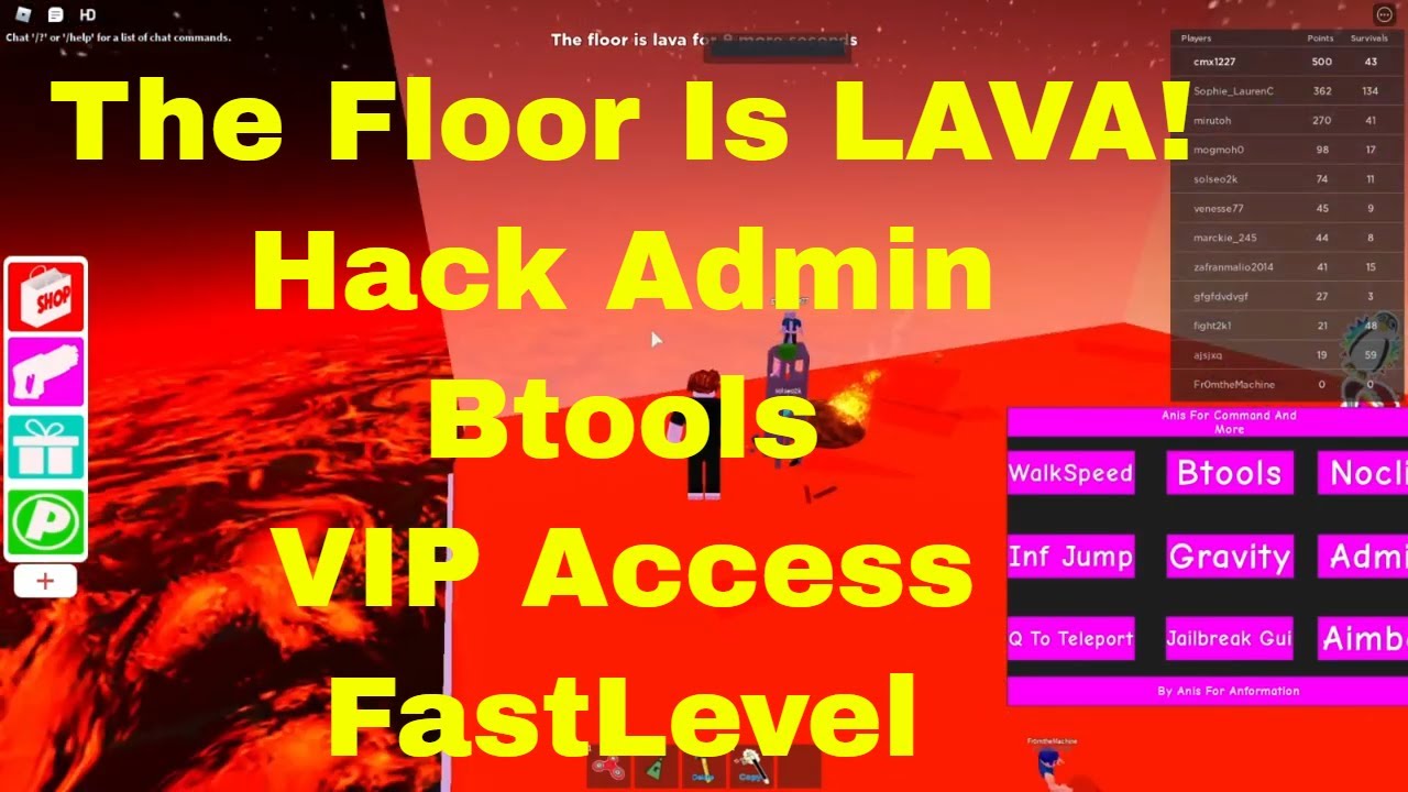 The Floor Is Lava Youtube - lavahack robux