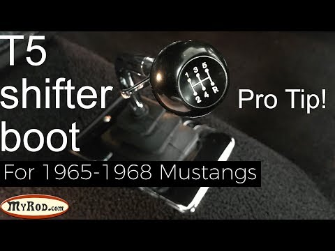 T5 transmission shifter boot for 1965 - 1968 Mustangs - MyRod.com