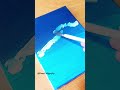 night sky under water painting idea with arabic calligraphy #arts#shorts#arabic#