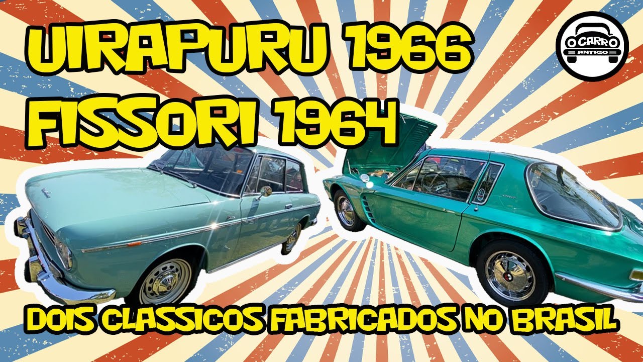 UIRAPURU 1966 e FISSORE 1964 DOIS CLÁSSICOS FABRICADOS NO BRASIL – PARQUE CHICO MENDES