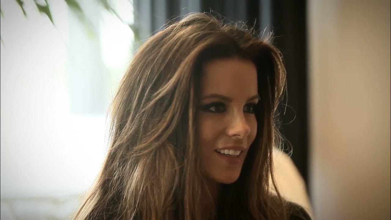 QuickClipsHQ - Kate Beckinsale FLAUNT Magazine BTS Shoot - YouTube