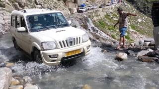 Scorpio pass tough test in spiti valley