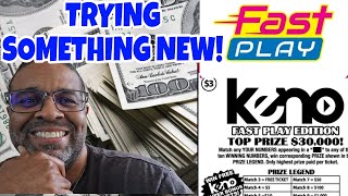 Playing Fast Play Keno! Can These Instant Lottery Tickets Win? #lottery #scratchers #instantwin