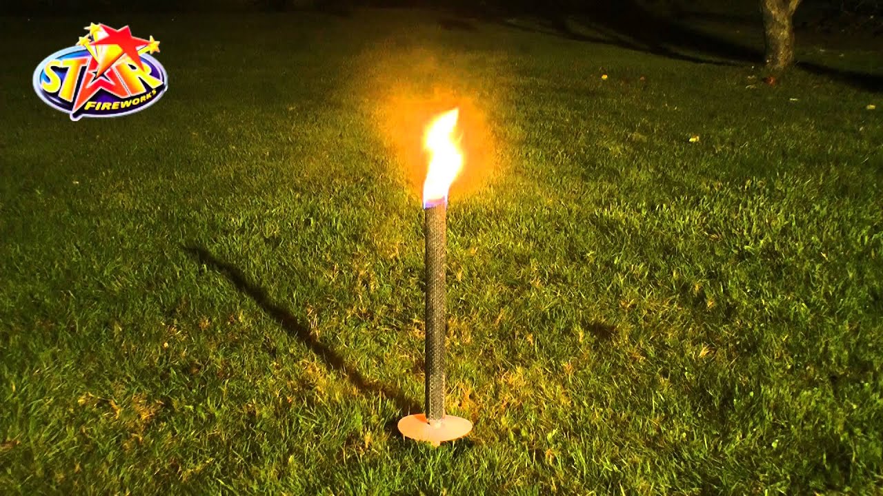 Star Fireworks Wax Torch Video YouTube