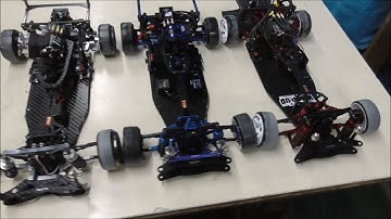 Ｕ，Ｆ，101さん　３台 ２ＷＤ　ﾄﾞﾘﾌﾄシャーシ WRAP-UP　 KENBRO  CONCEPT　比較 ＲＷＤ　ＤＲＩＦＴ　ＲＣ