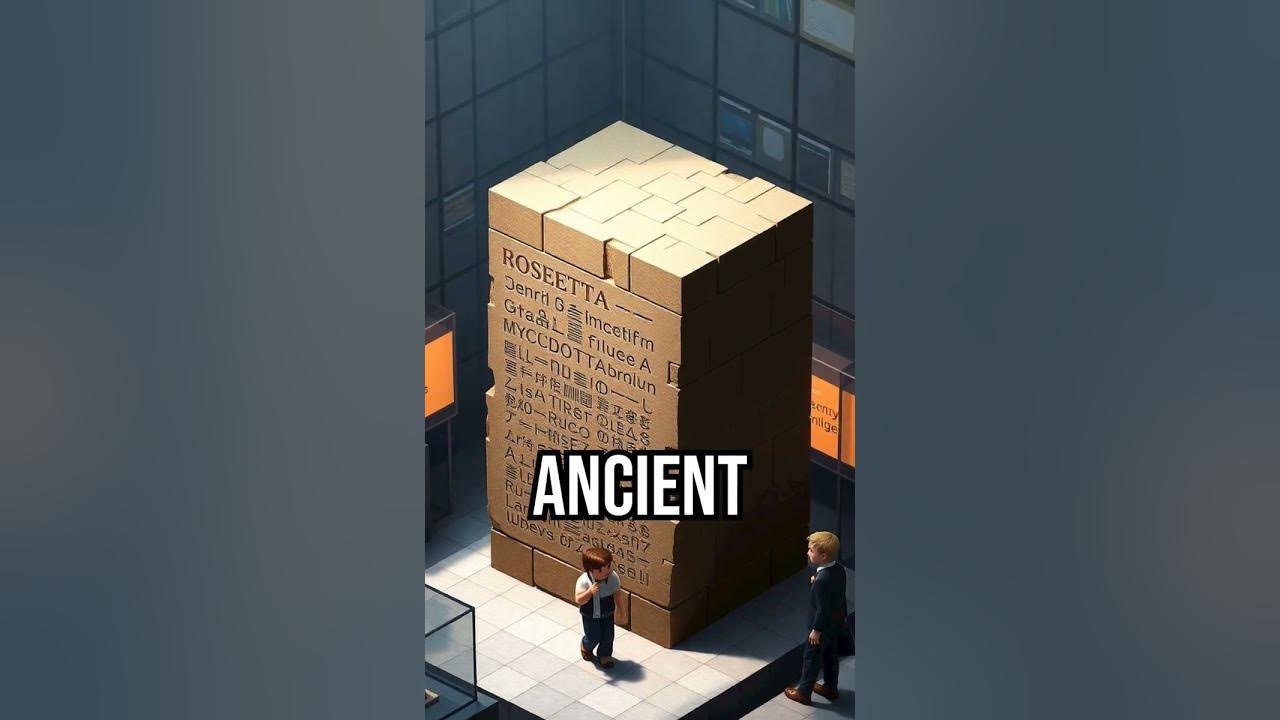 Discover the Rosetta Stone's hidden story! #History #RosettaStone #Curiosity